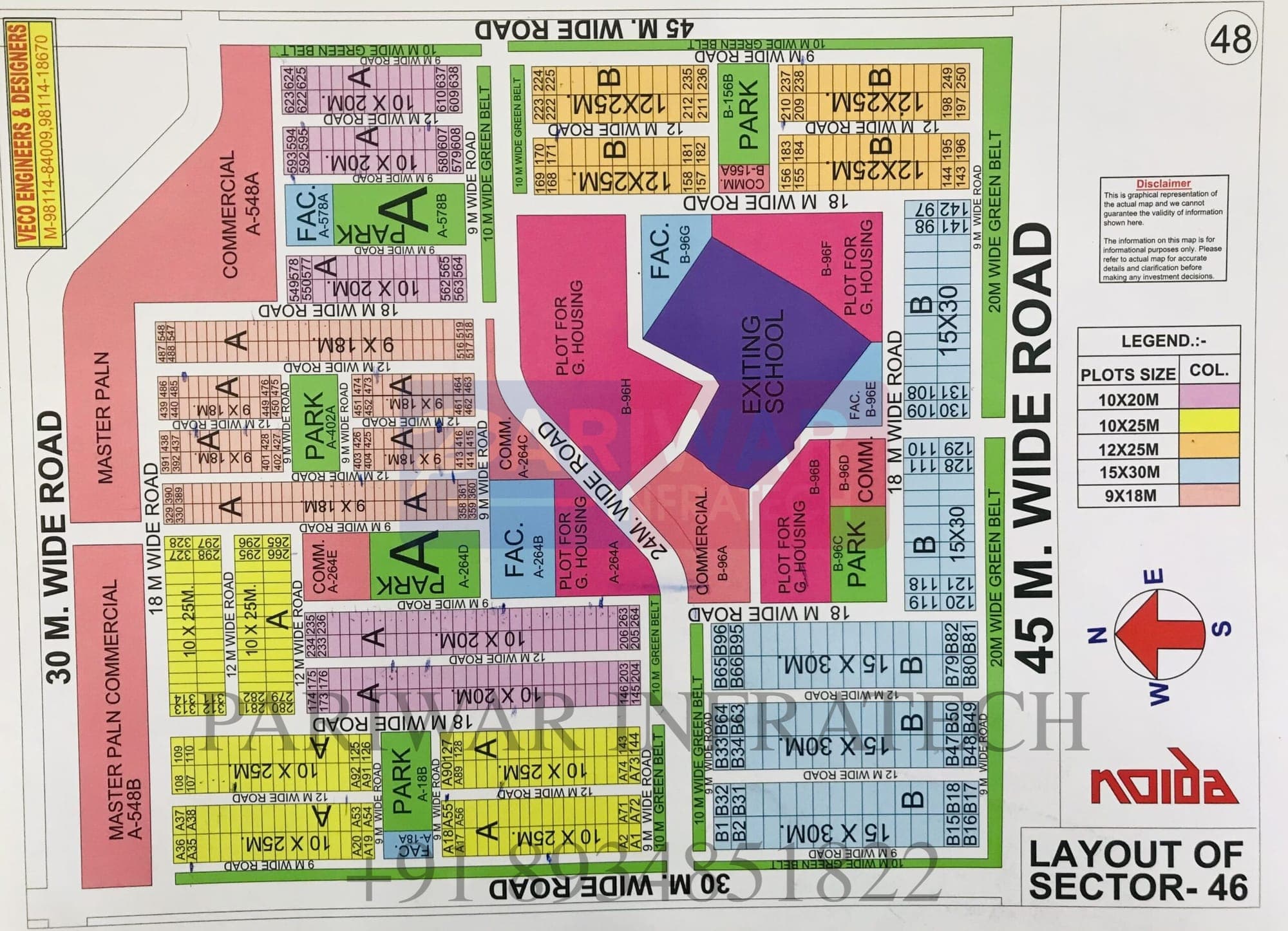 Layout Sector 46