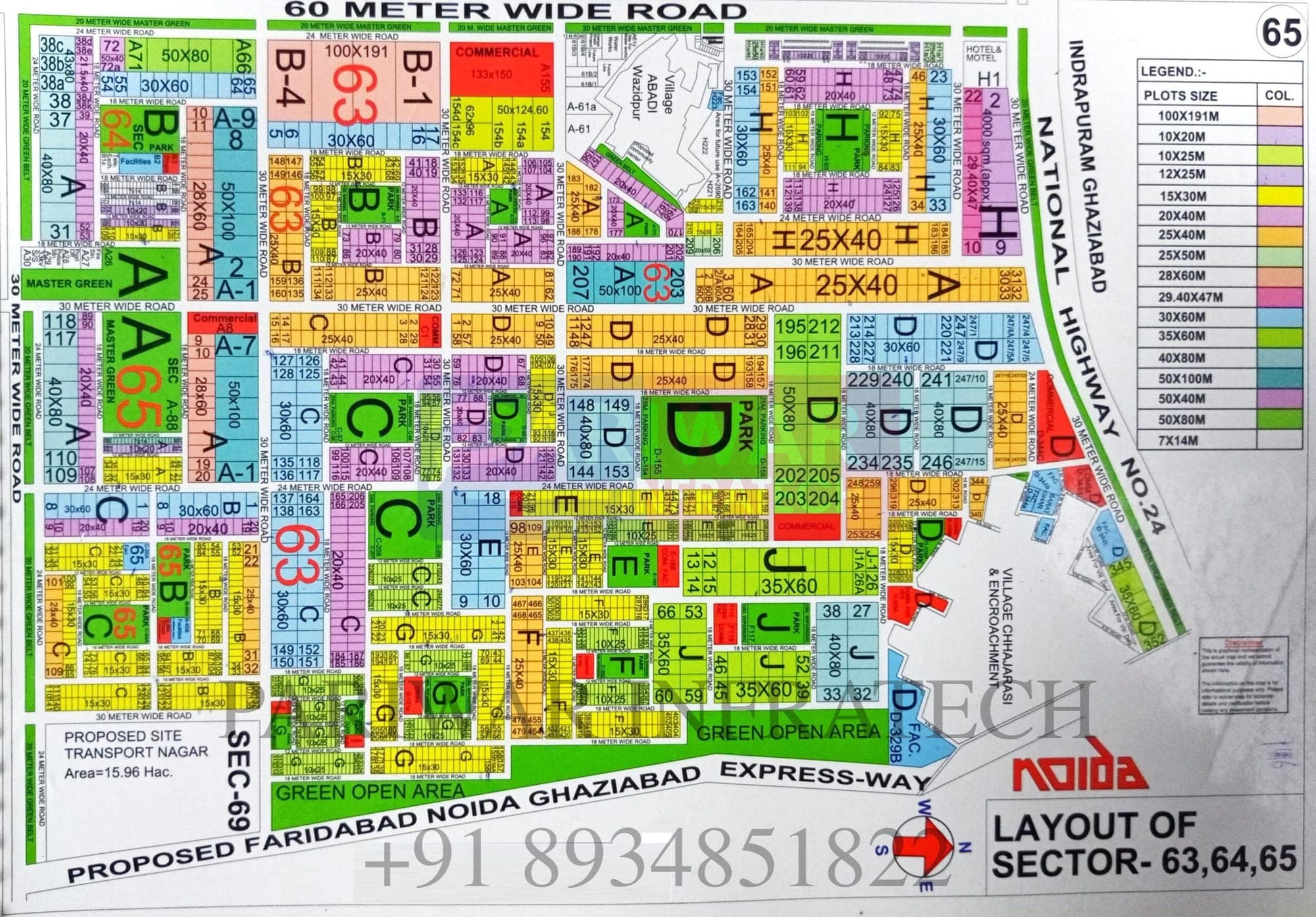 Sector 63,64,65